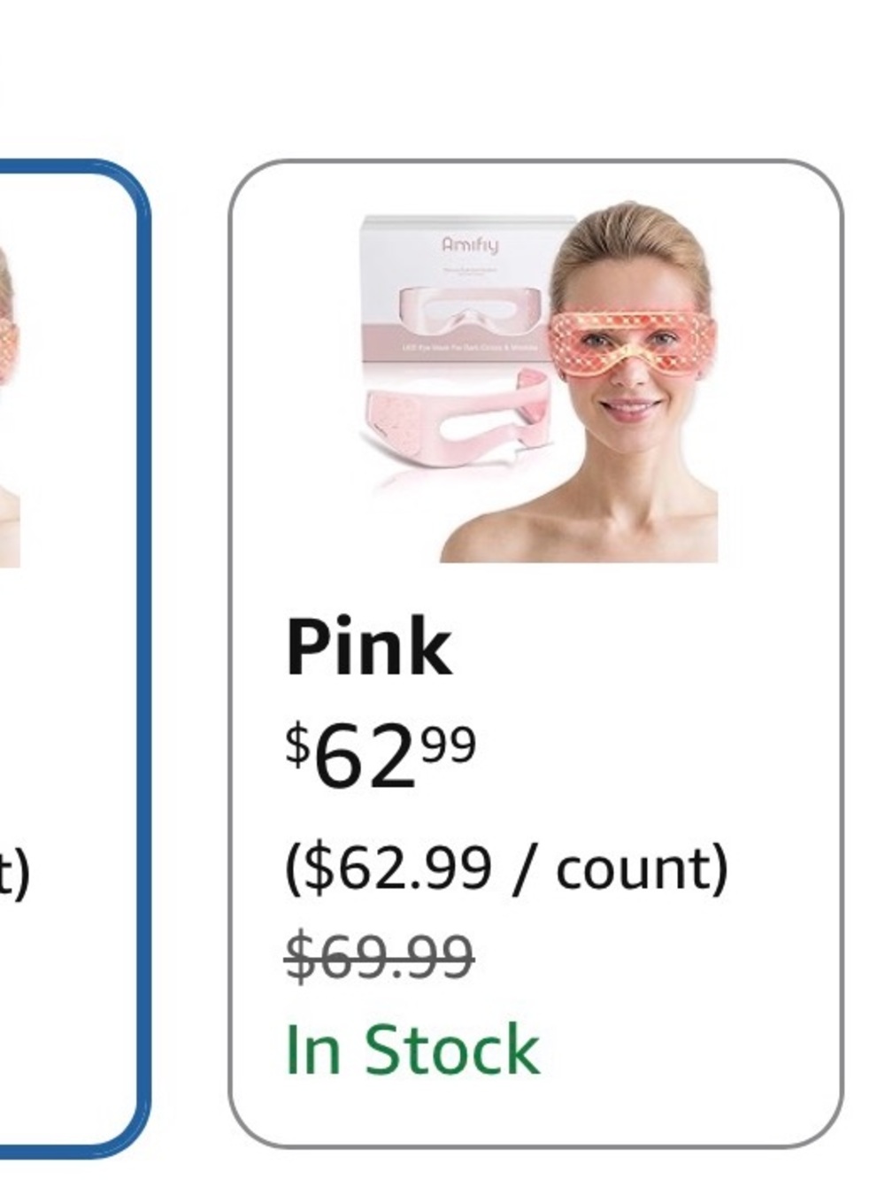 Pink LED Eye Mask - Picture 4 of 4